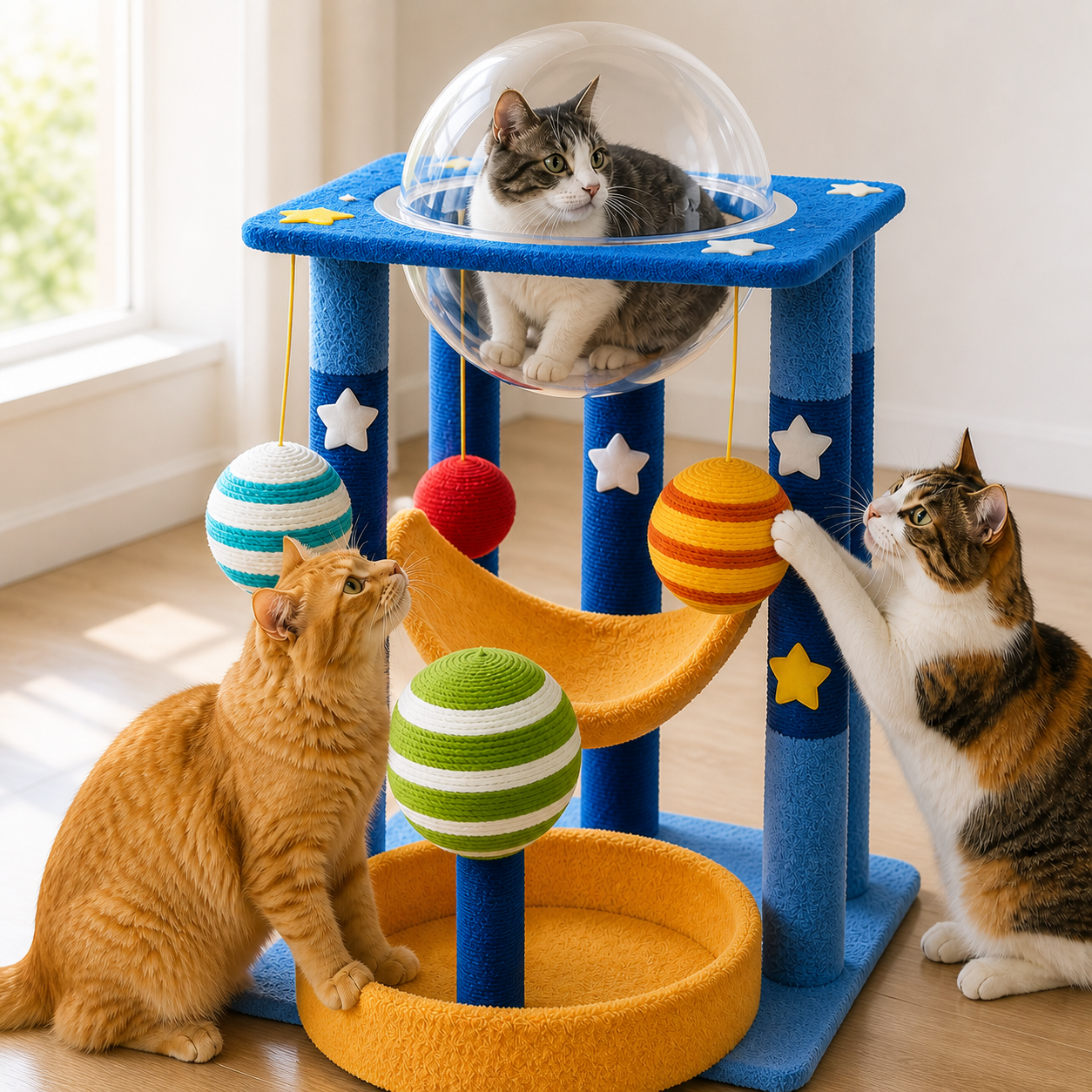 Moon Capsule Cat Tree