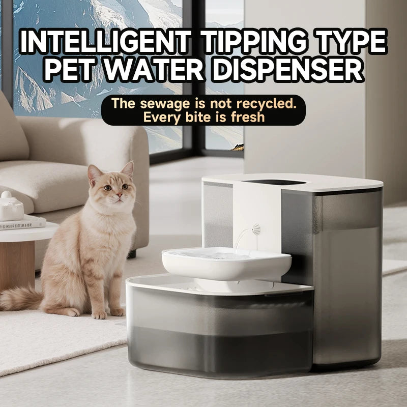 4.5L Wireless Cat Water Fountain