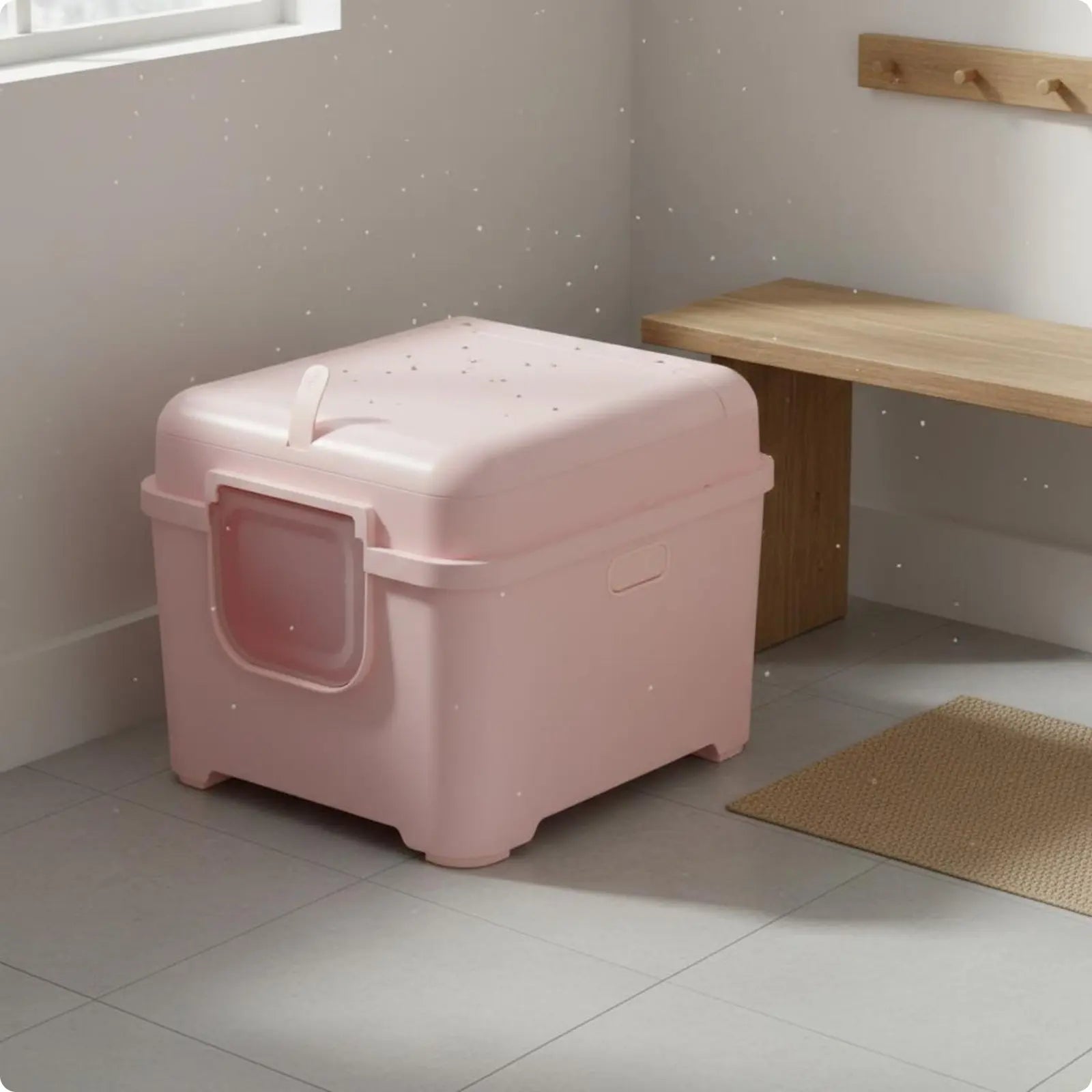 Extra-Large Enclosed Cat Litter Box
