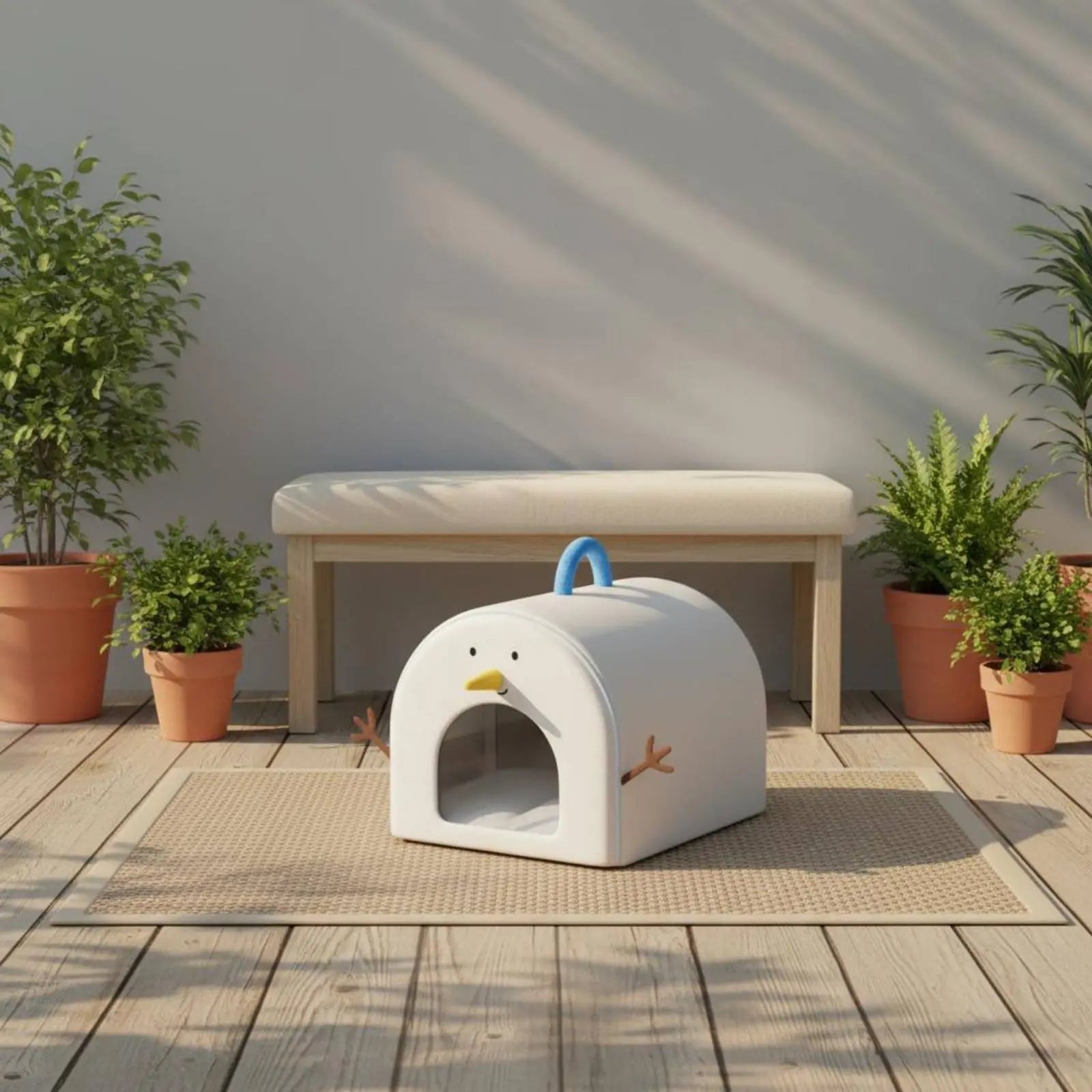 Cooling Cat Ice House Bed