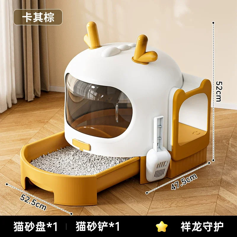 Jumbo Pull-Out Cat Litter Box