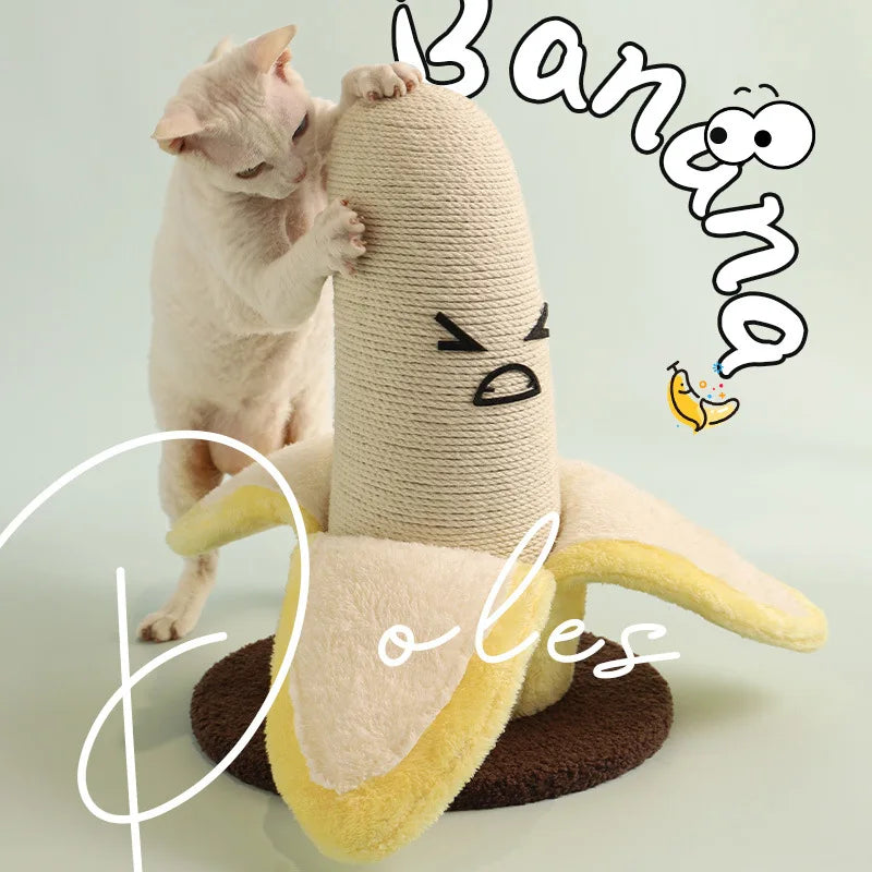 Banana Sisal Cat Scratching Post