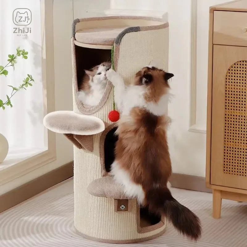 Multi-Level Sisal Cat Tree