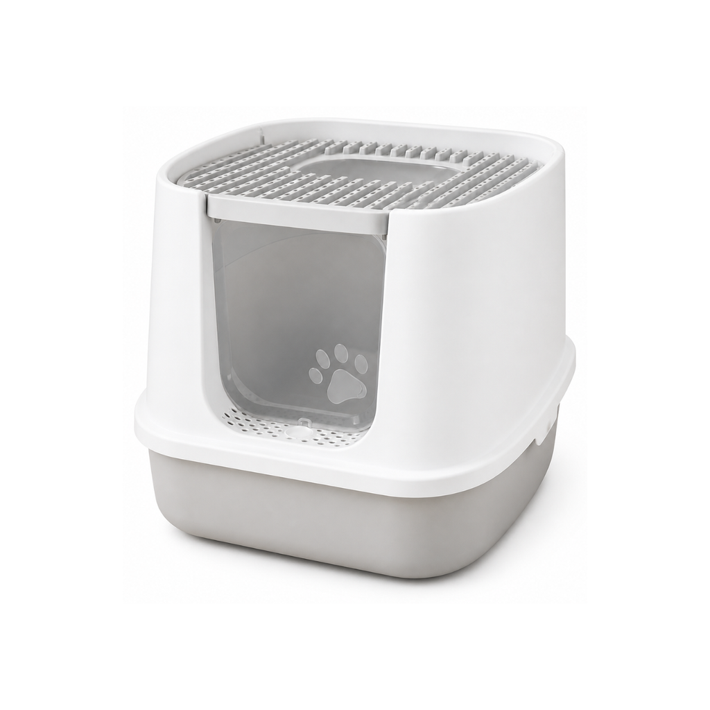 Anti-Splash Enclosed Litter Box