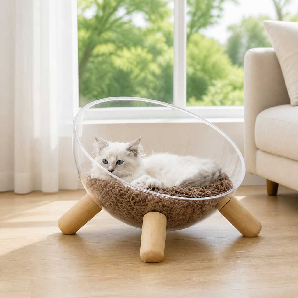 Moonlight Capsule Cat Bed