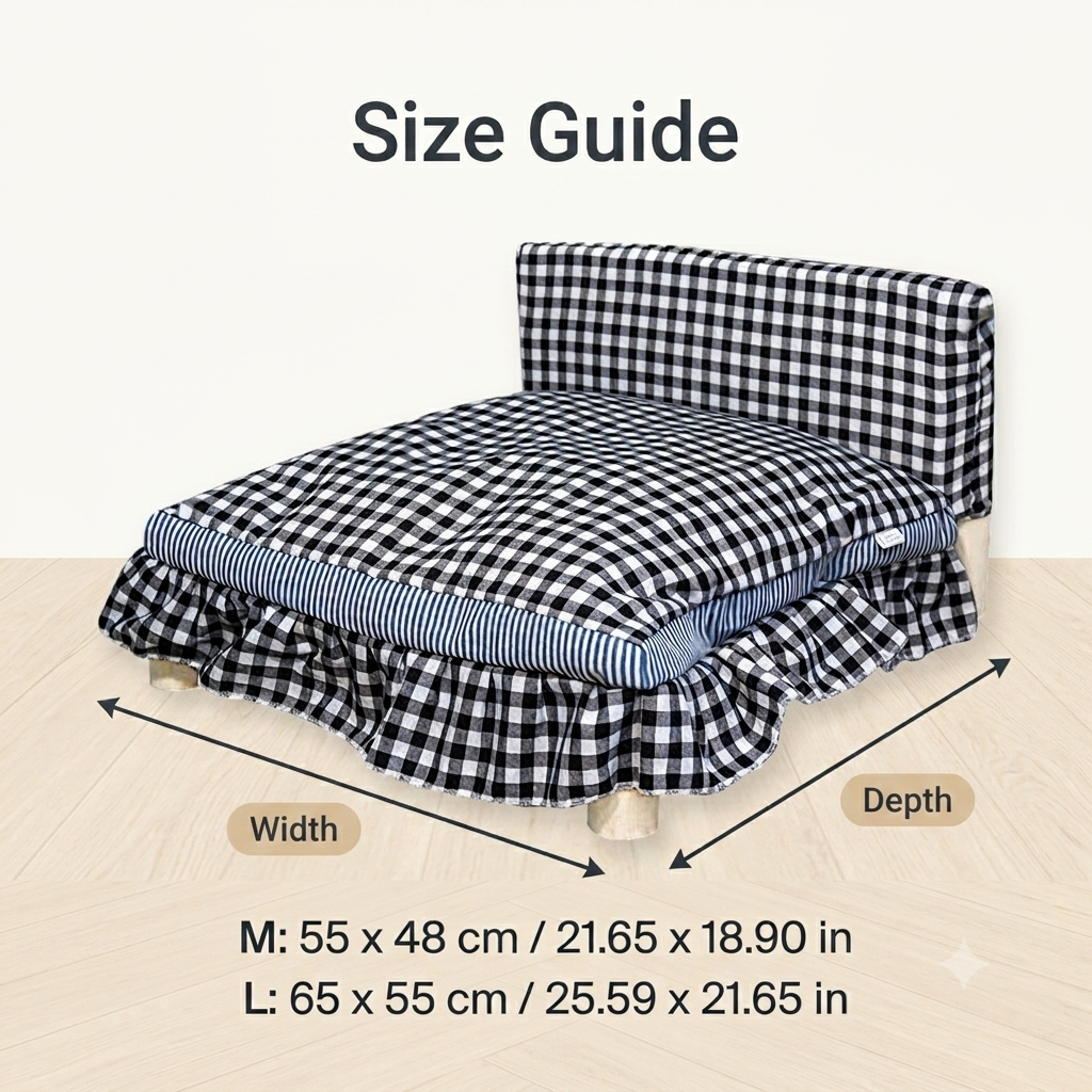 Washable Wooden Cat Bed