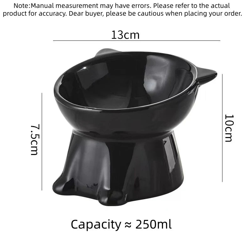 Raised Cat Food Bowl