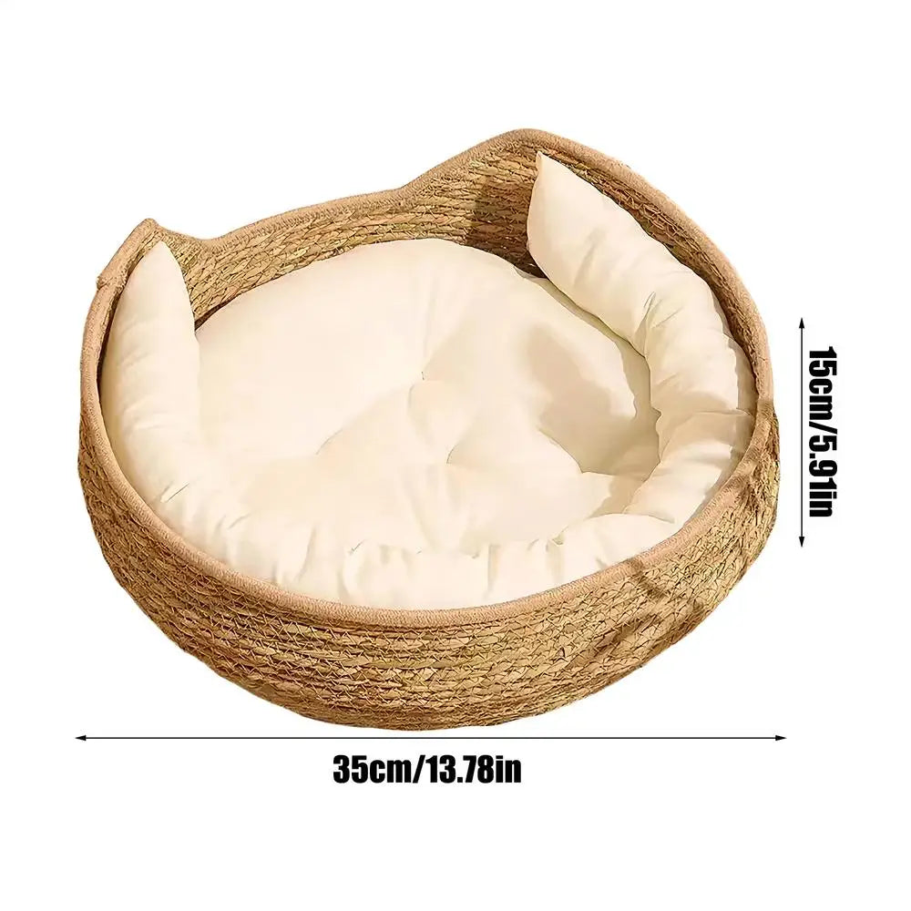 Cotton Rope Cat Basket Bed