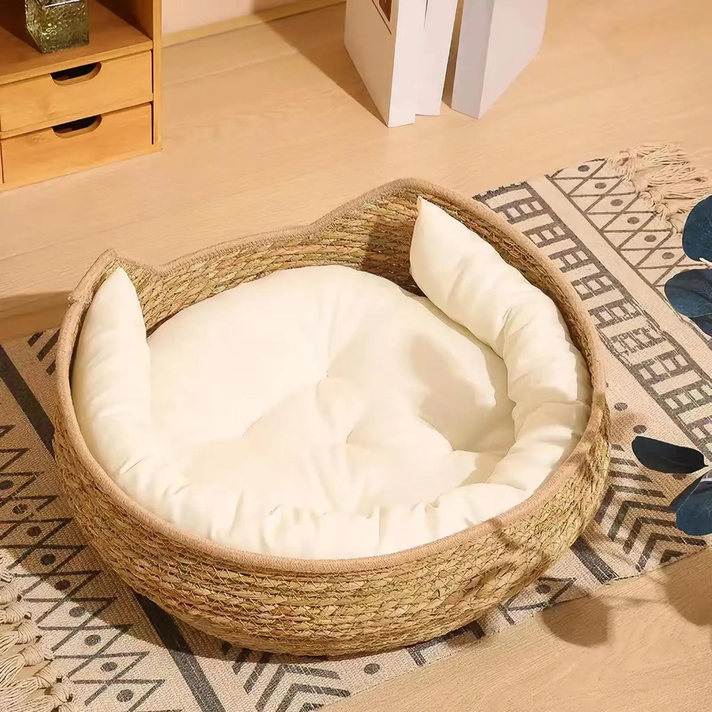 Cotton Rope Cat Basket Bed for cats by Mewket