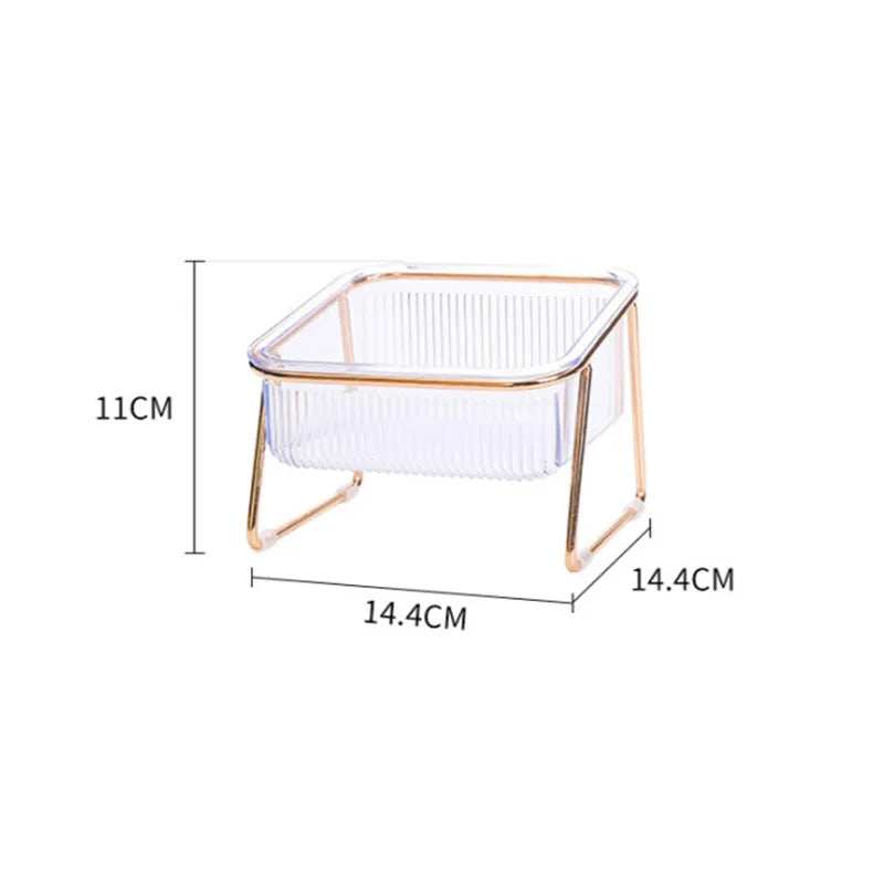 Raised Transparent Cat Bowl