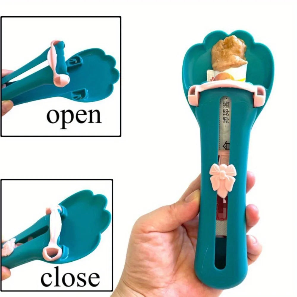 Push-Button Cat Treat Spoon