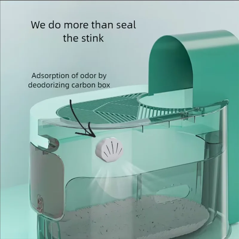 Top-Entry Enclosed Litter Box