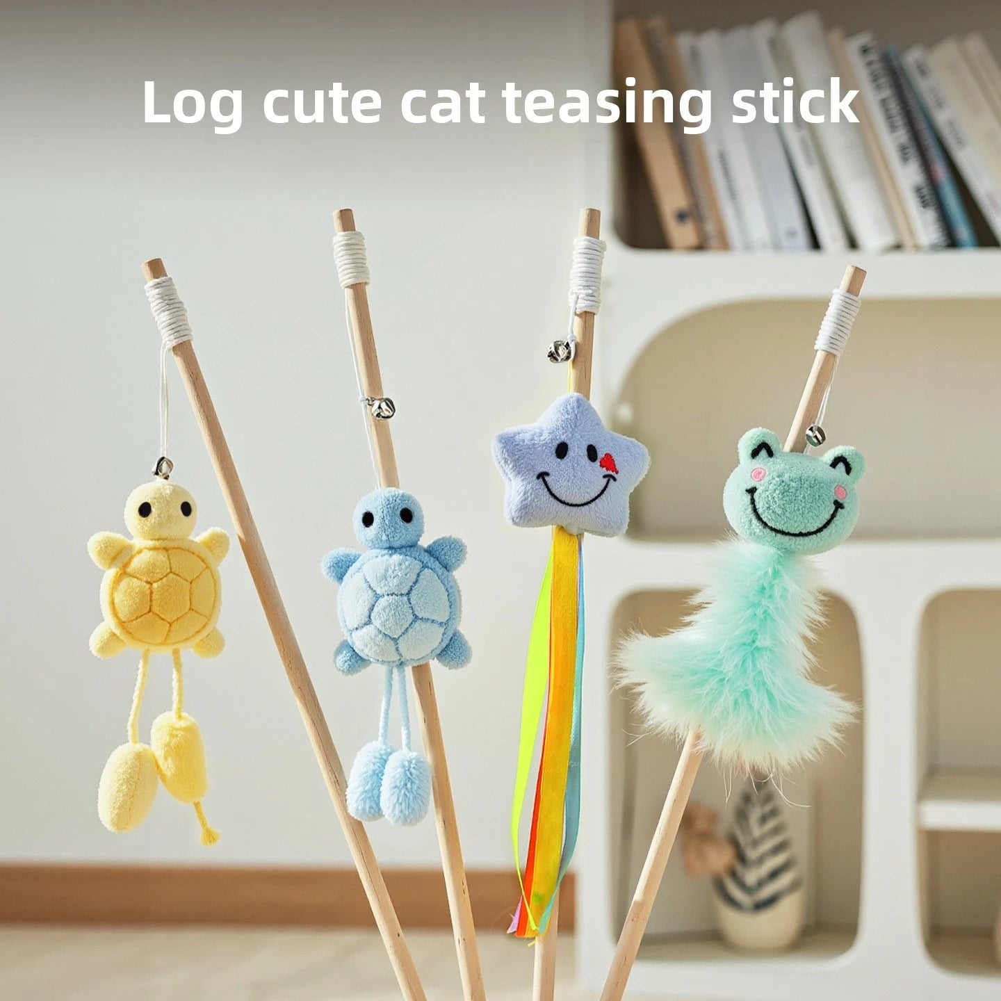 Wooden Cat Teaser Wand