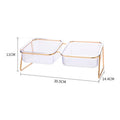 Raised Transparent Cat Bowl