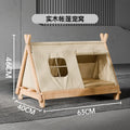 Wooden Window Cat Tent Bed