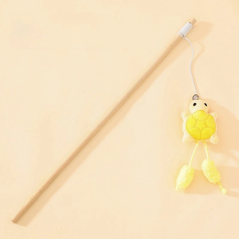 Wooden Cat Teaser Wand