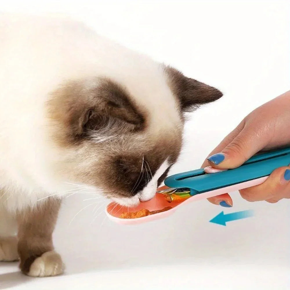 Push-Button Cat Treat Spoon