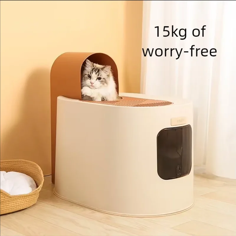 Top-Entry Enclosed Litter Box