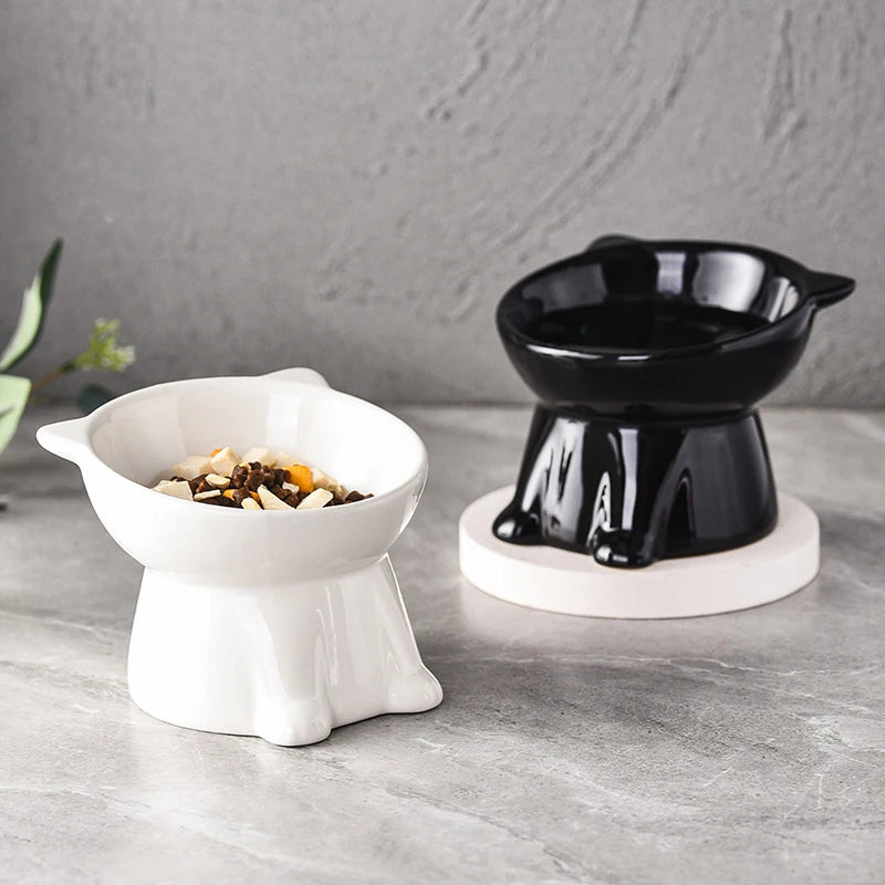Raised Cat Food Bowl