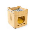 Stackable Wooden Cat House