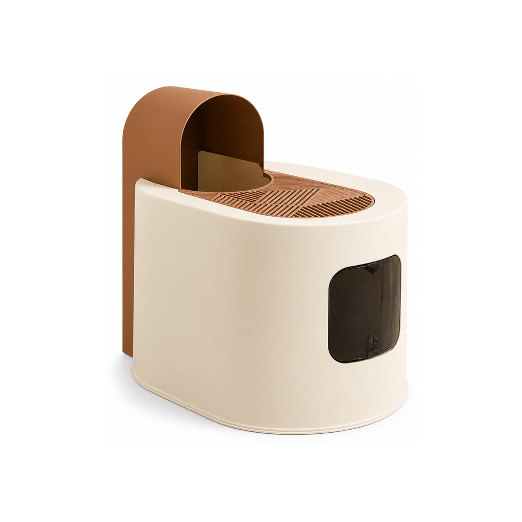 Top-Entry Enclosed Cat Litter Box