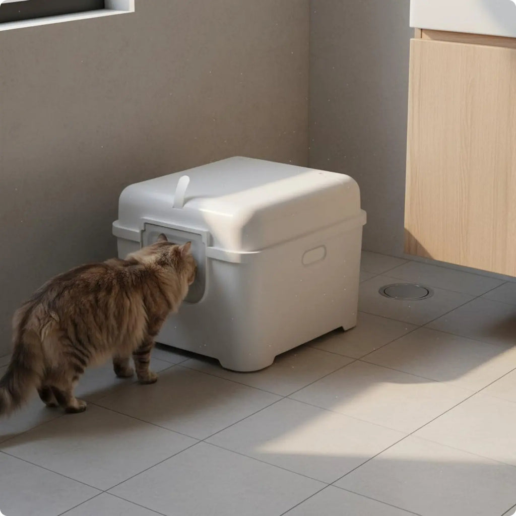 Extra-Large Enclosed Cat Litter Box