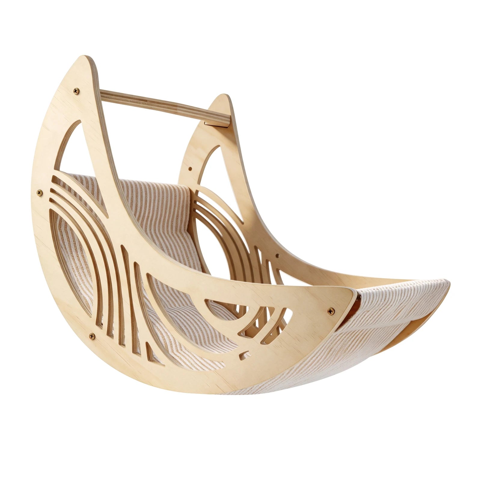 Cat Wall Furniture Hammock Climbing Steps Wall Mounted Shelves and Moon Beds Modern Design for Large Cats and Kittens to Sleep