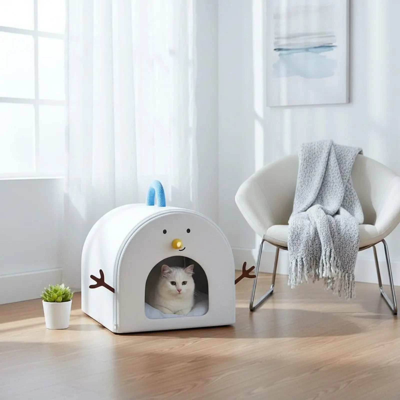 Cooling Cat Ice House Bed