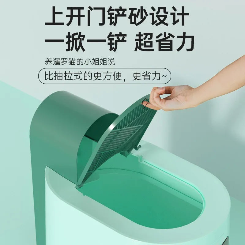 Top-Entry Enclosed Cat Litter Box