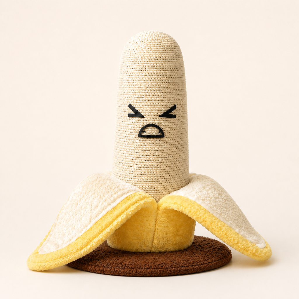 Banana Sisal Cat Scratching Post