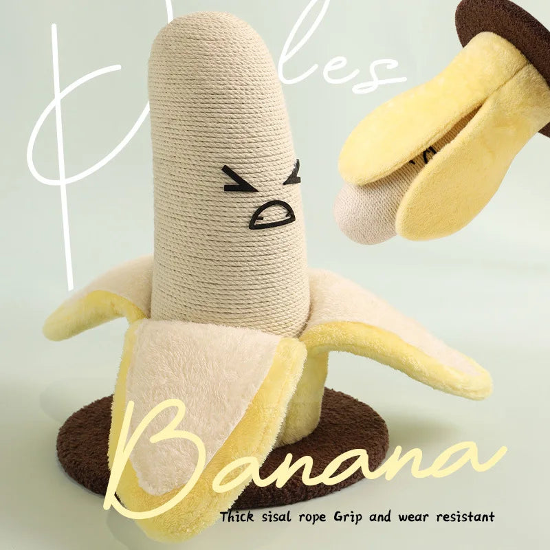 Banana Sisal Cat Scratching Post