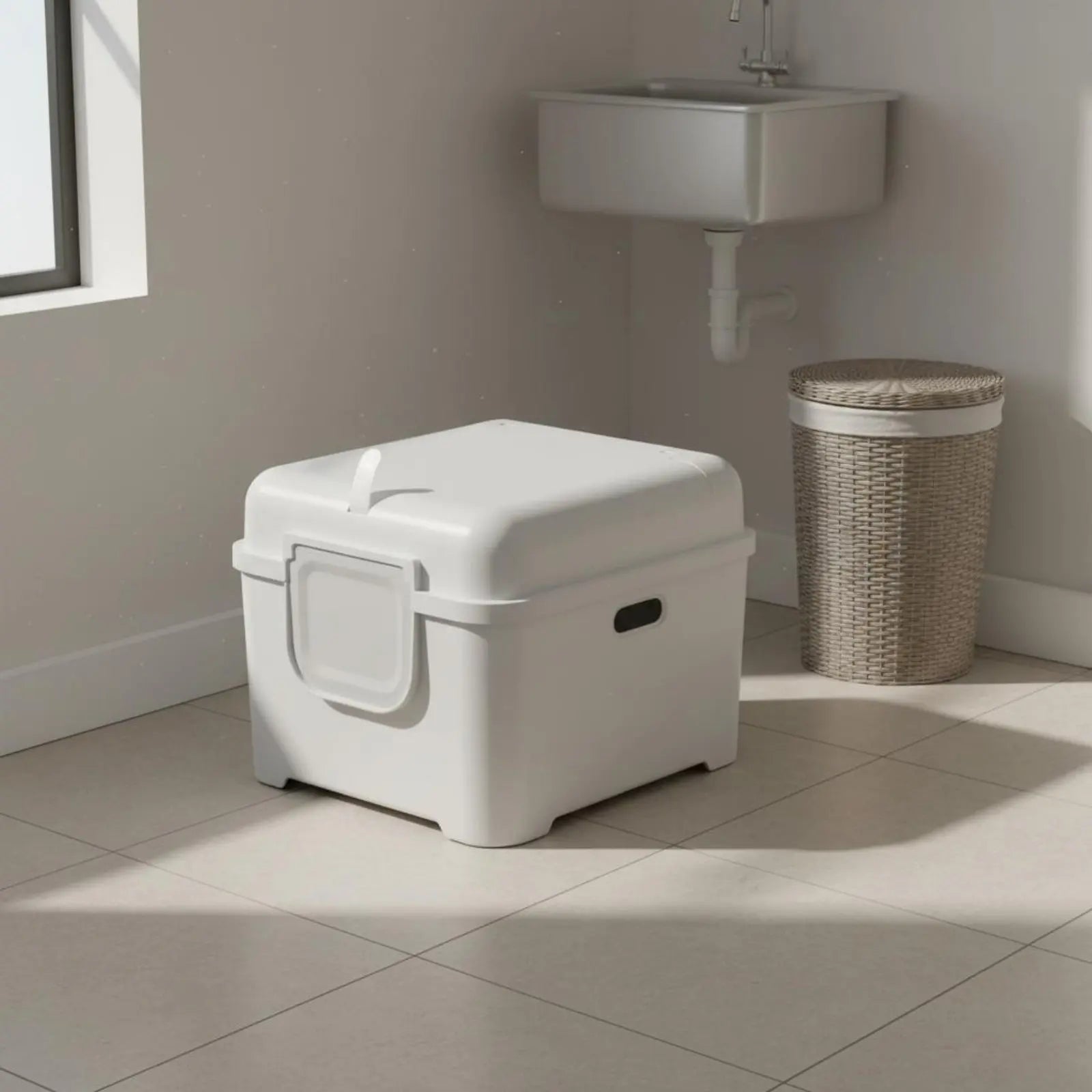 Extra-Large Enclosed Cat Litter Box