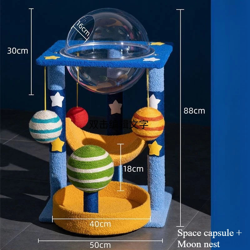 Moon Capsule Cat Tree