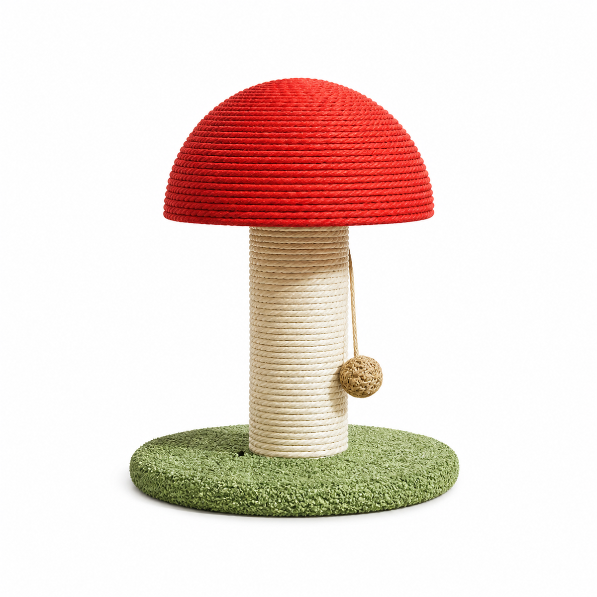 Red Mushroom Cat Scratching Post