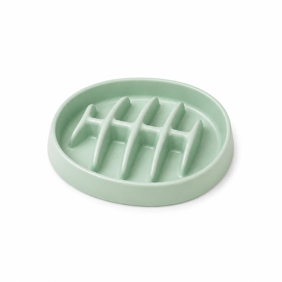 Fishbone Slow Feeder Bowl