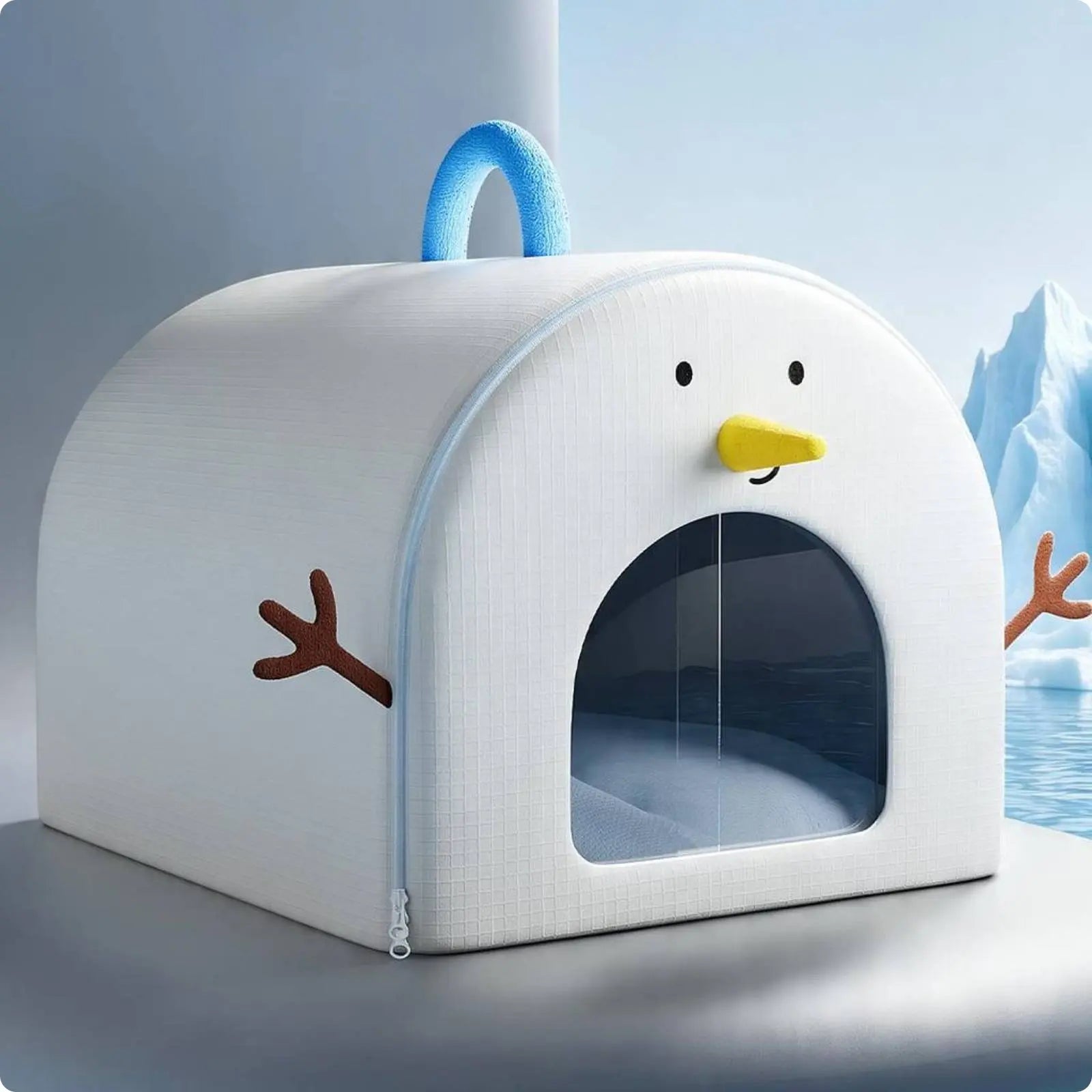 Cooling Cat Ice House Bed