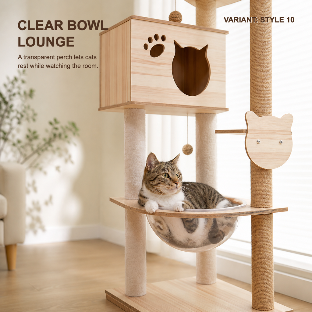 Space Capsule Cat Scratcher Nest