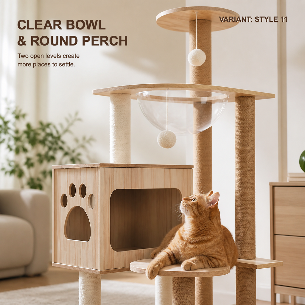 Space Capsule Cat Scratcher Nest