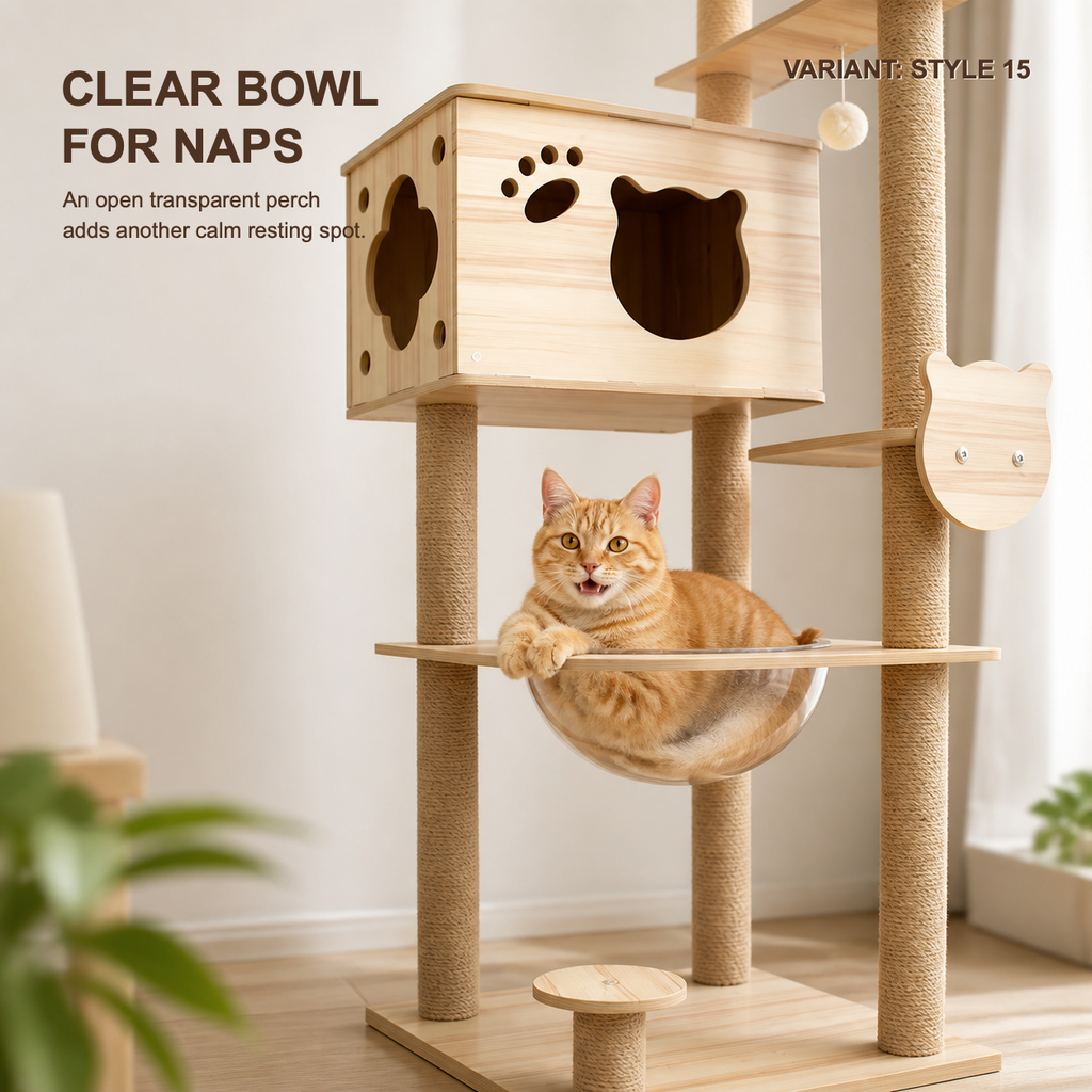Space Capsule Cat Scratcher Nest