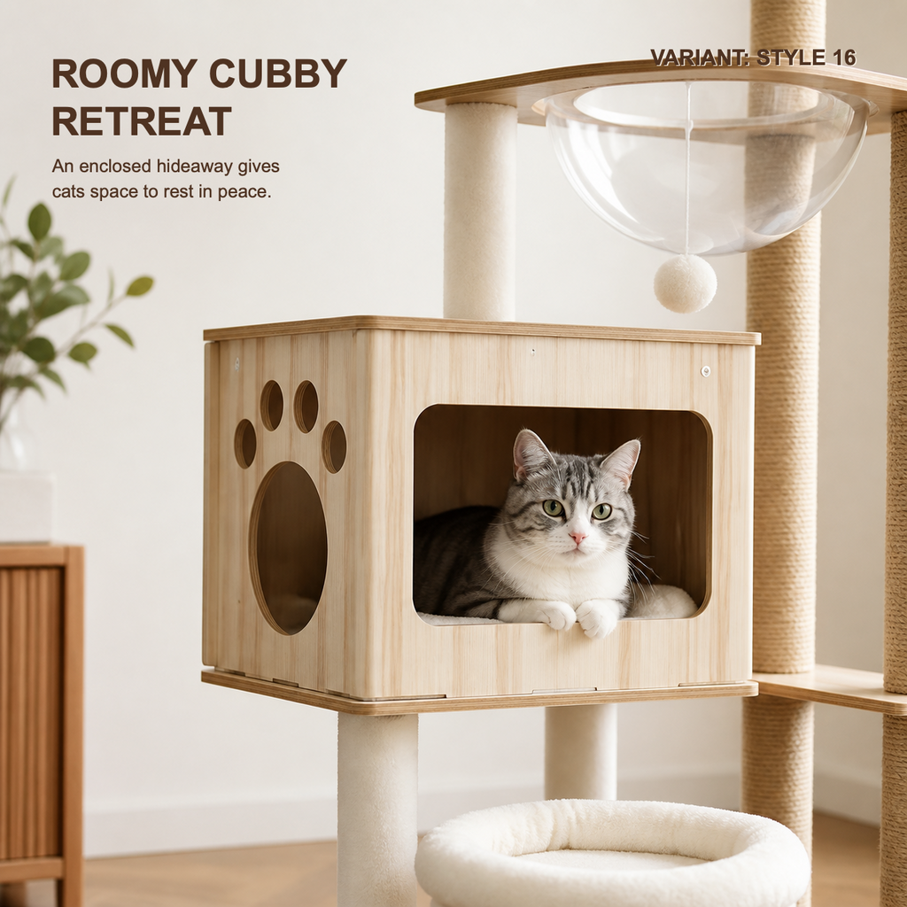 Space Capsule Cat Scratcher Nest