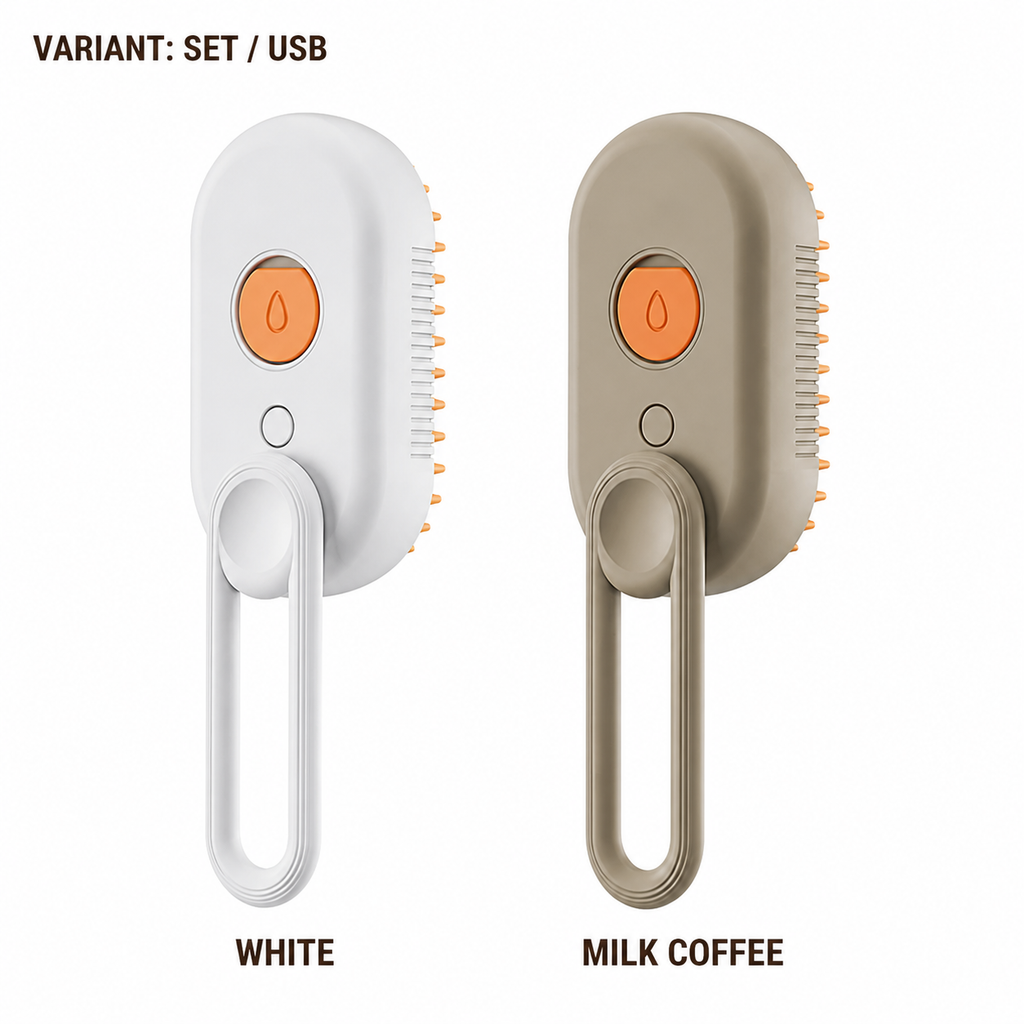 Cat Paw Steam Grooming Brush